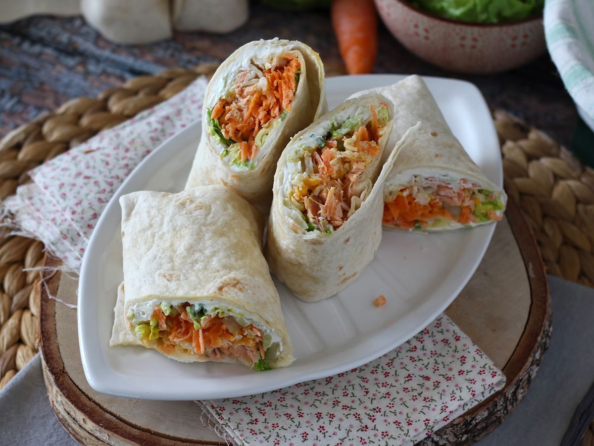 Wraps med lax, den perfekta, praktiska smörgåsen att ta med sig överallt - foto 4