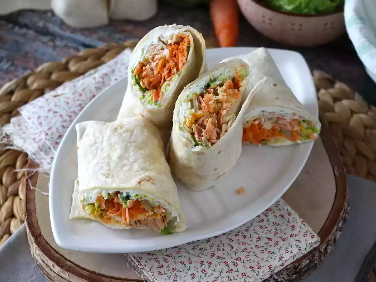 Wraps med lax, den perfekta, praktiska smörgåsen att ta med sig överallt - foto 4