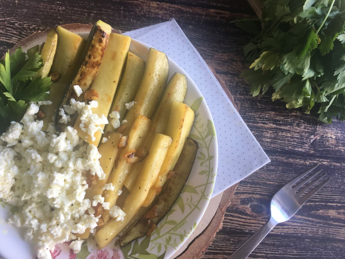 Zucchini med citron och fetaost - foto 2