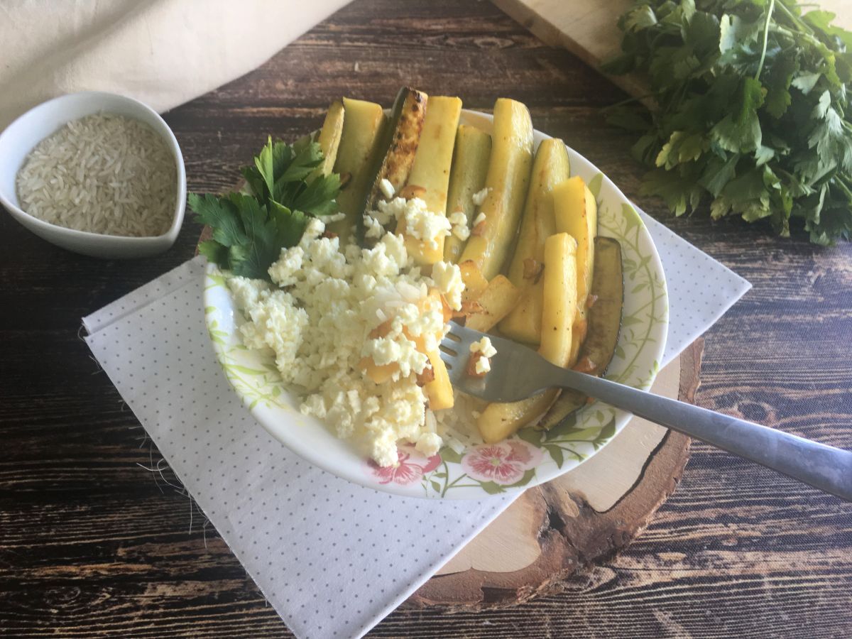 Zucchini med citron och fetaost - foto 3