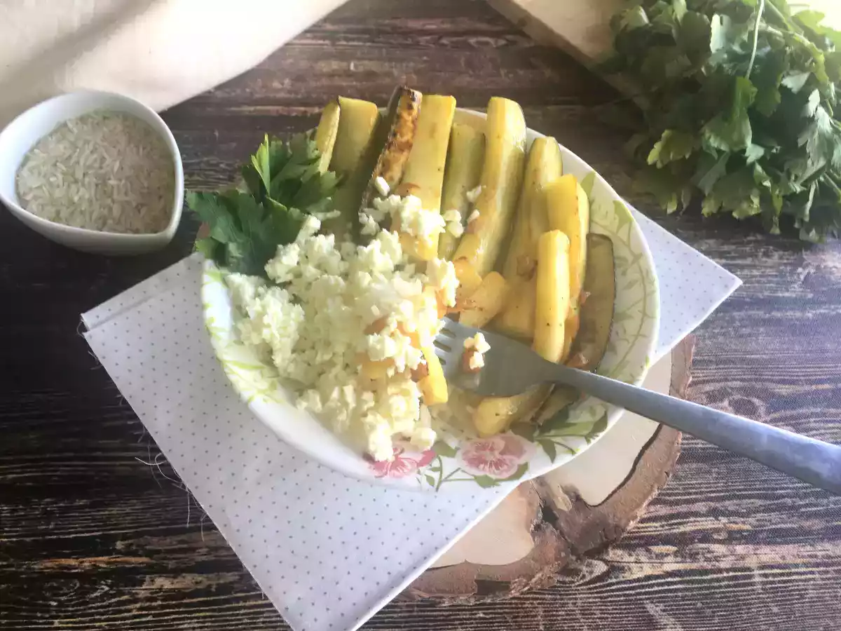 Zucchini med citron och fetaost - foto 3