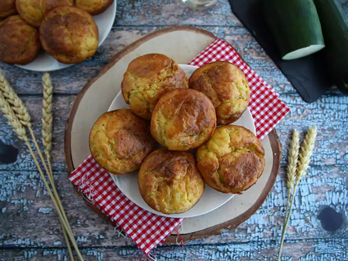 Zucchini- och getostmuffins - foto 2