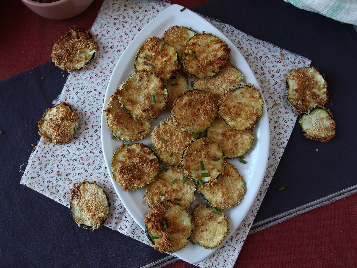 Zucchinichips med Air Fryer - foto 2