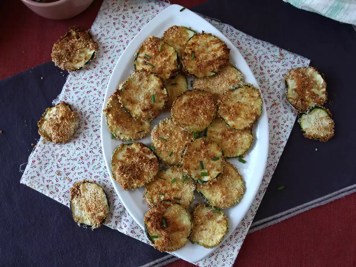 Zucchinichips med Air Fryer - foto 2