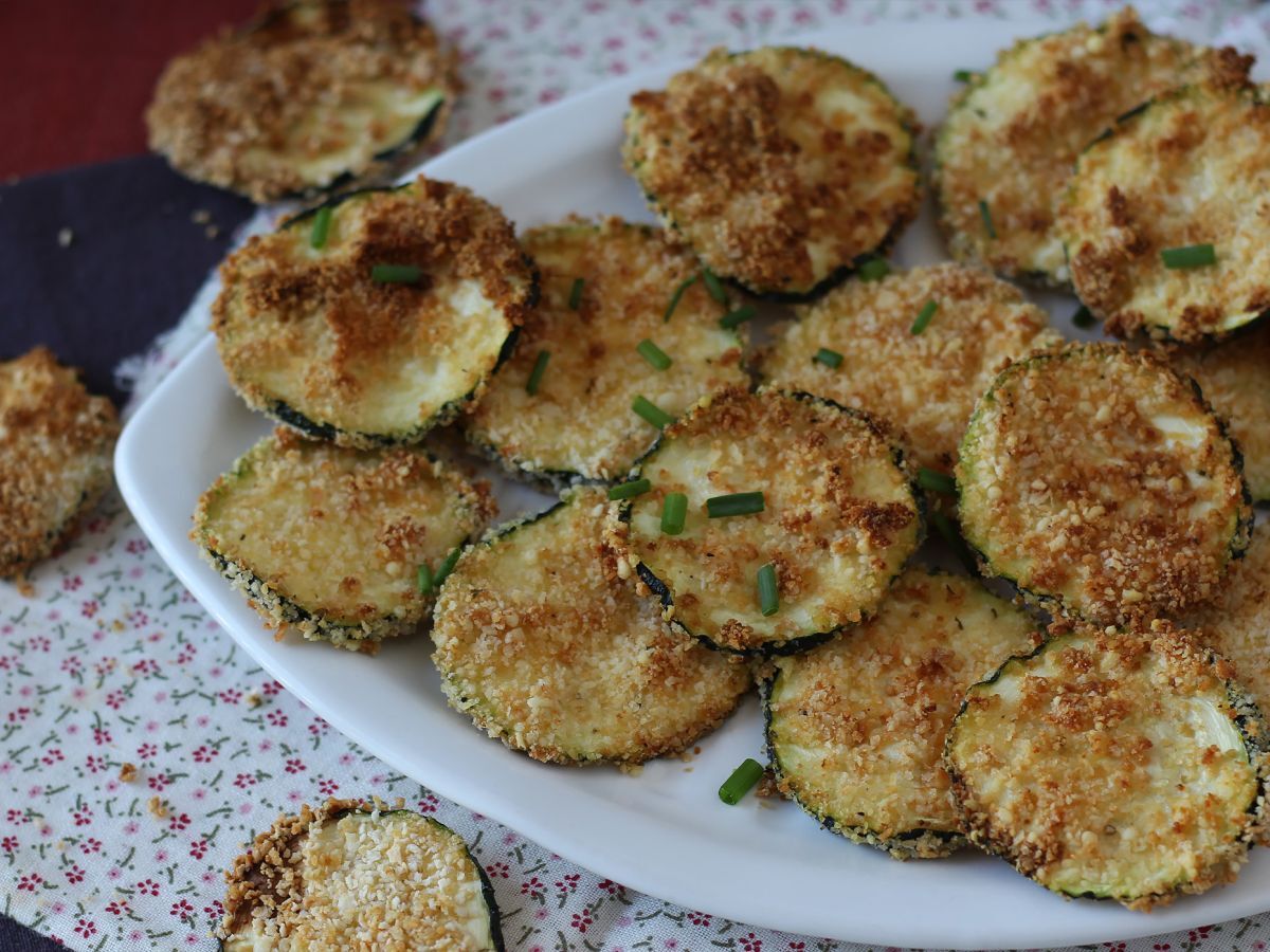 Zucchinichips med Air Fryer - foto 4