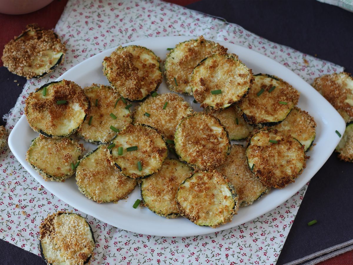 Zucchinichips med Air Fryer - foto 5