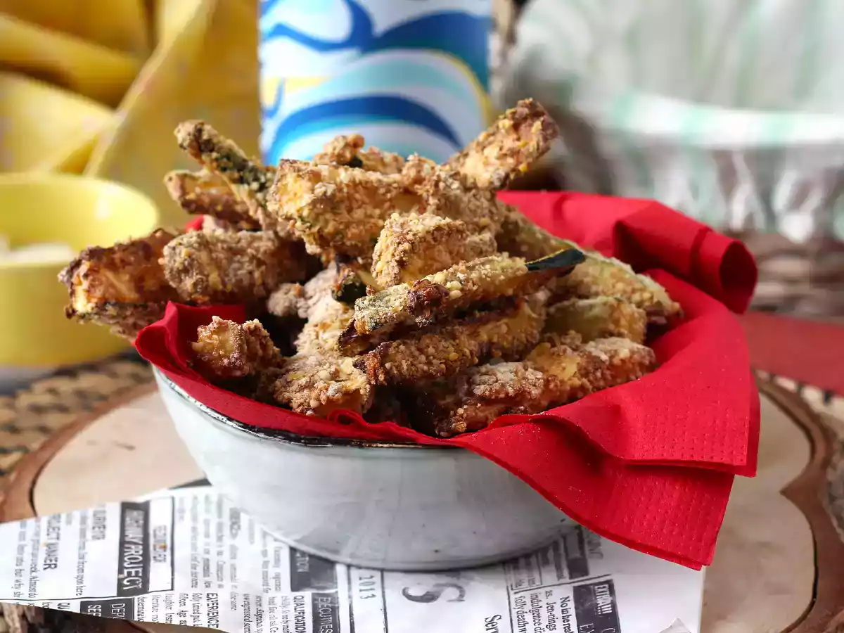 Zucchinifrites i Air fryer