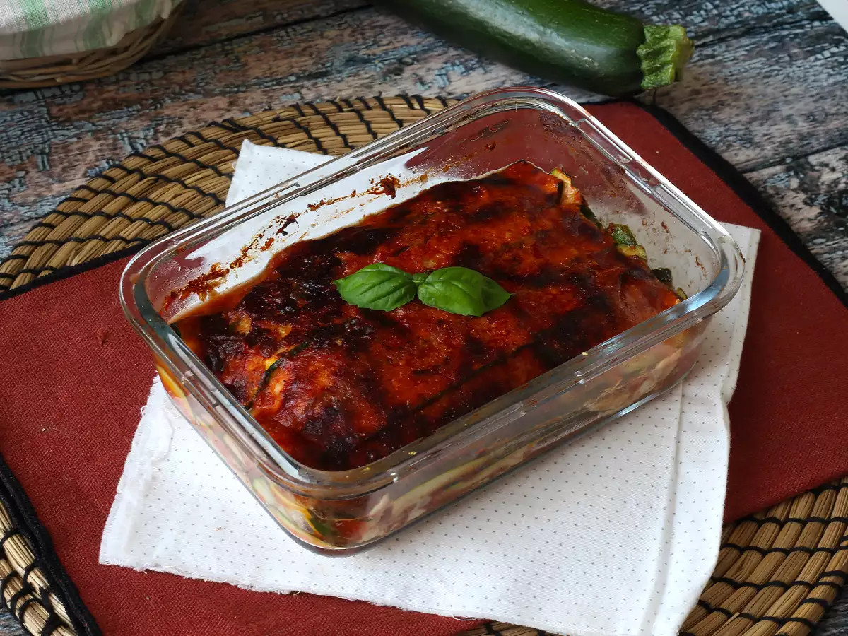 Zucchiniparmigiana i airfryer: snabb, lätt och krispig - foto 6